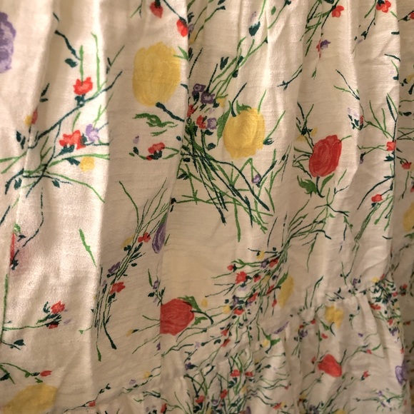 RARE VINTAGE LANZ GARDEN PARTY FLORAL MAXI DRESS - Picture 7 of 9